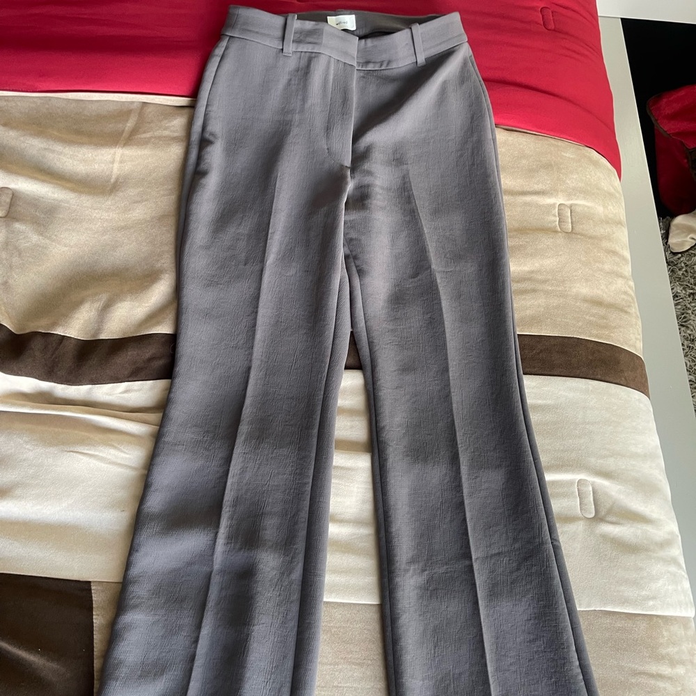 Wilfred Wide Leg Pants in Soft Gray
